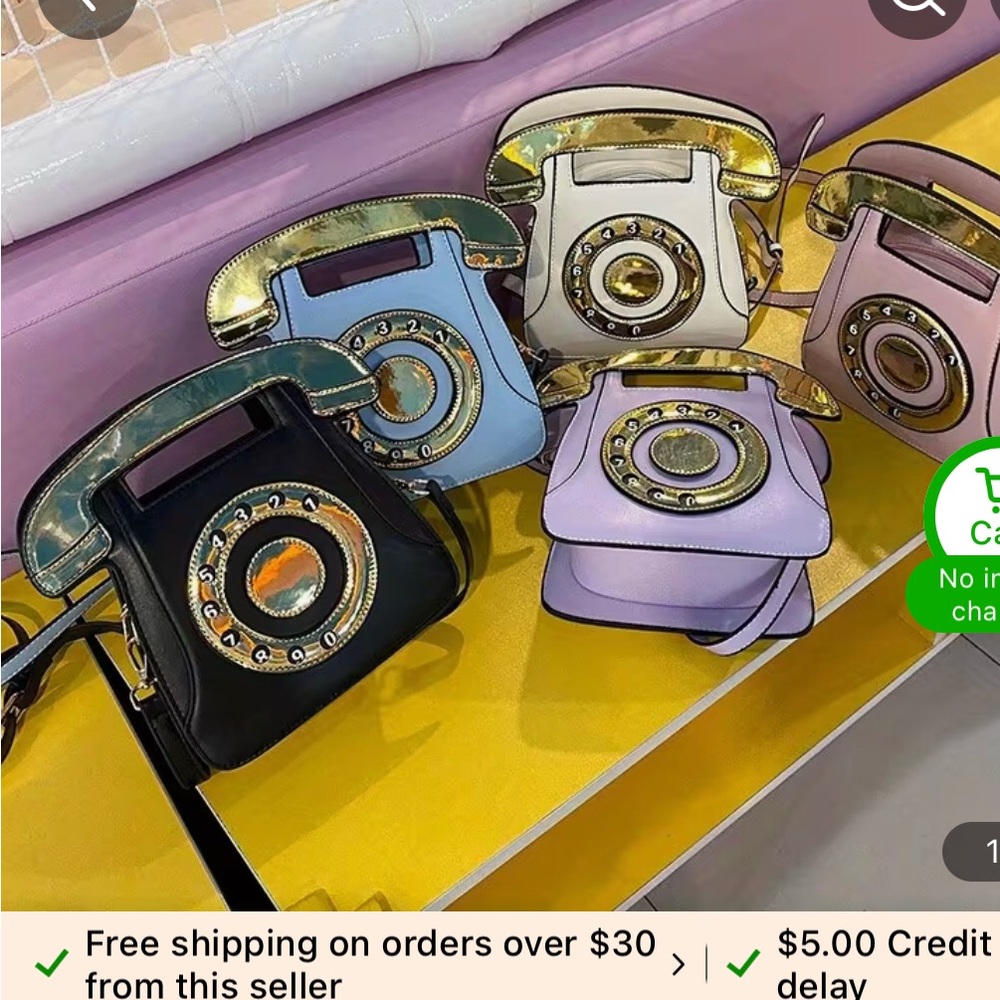 Colorful Retro Phone Handbags